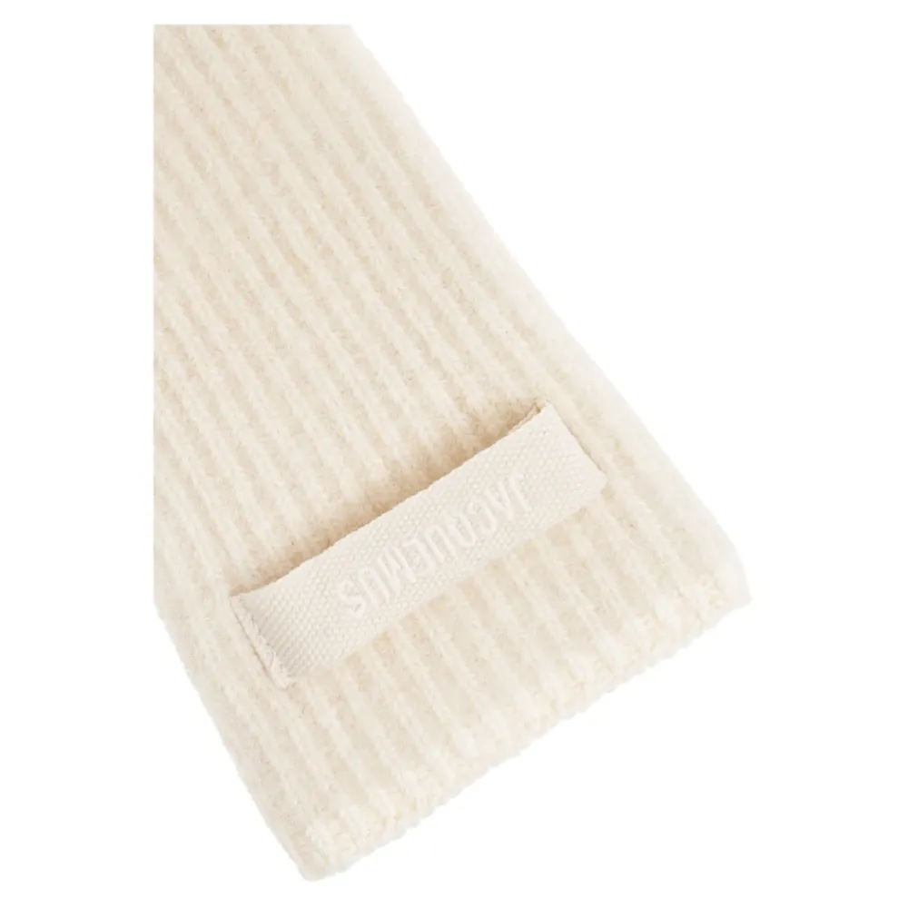 Handsker<Jacquemus Gros Grain Handsker Beige
