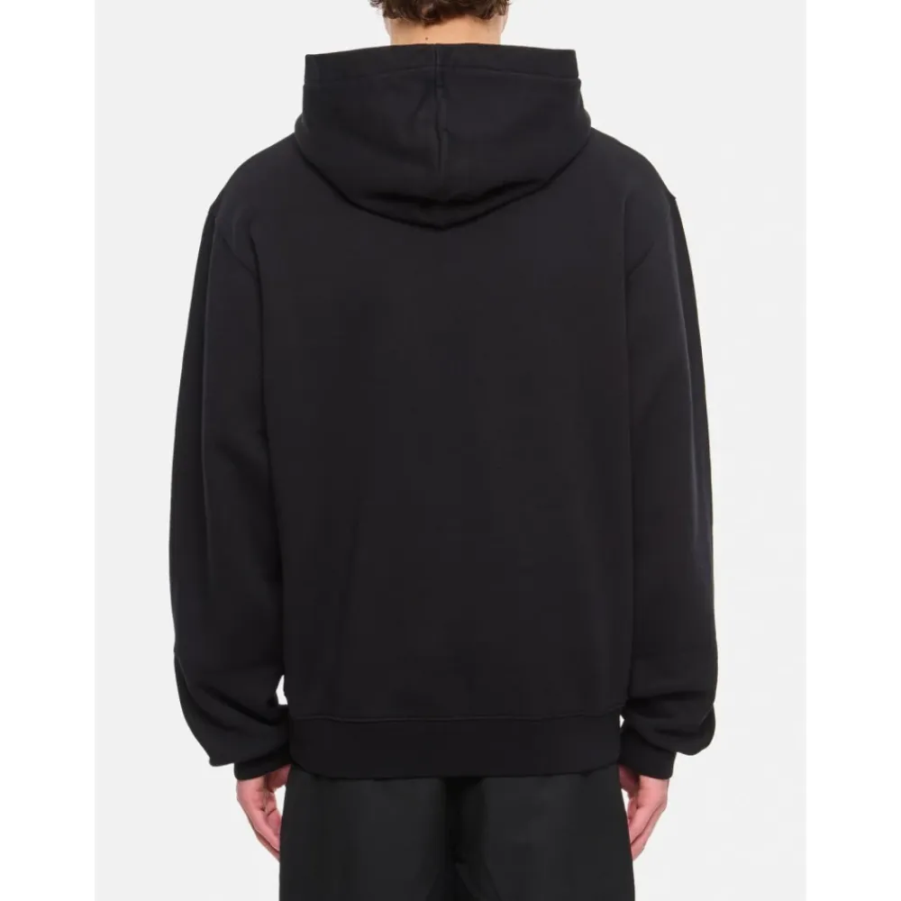 Trøjer<Jacquemus Gros Grain Hoodie Sort
