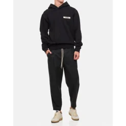 Trøjer<Jacquemus Gros Grain Hoodie Sort