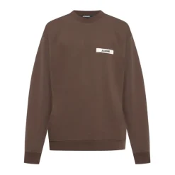 Trøjer|Sweatshirts<Jacquemus Gros Grain Sweatshirt Brun