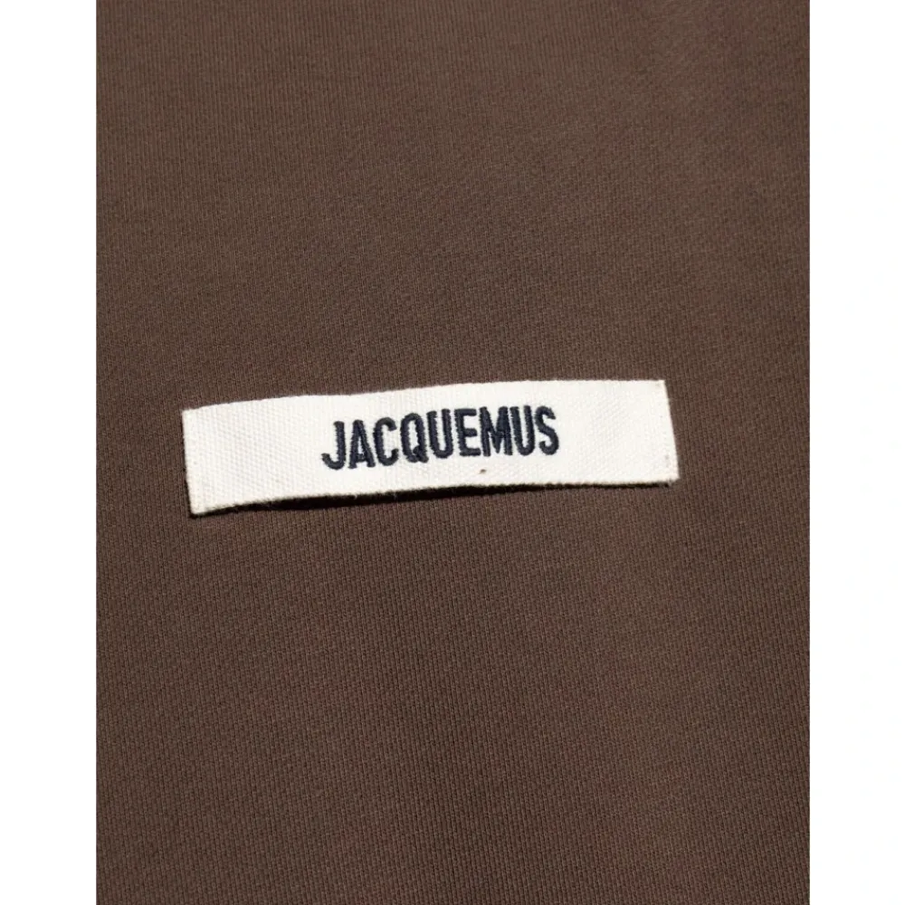Trøjer|Sweatshirts<Jacquemus Gros Grain Sweatshirt Brun