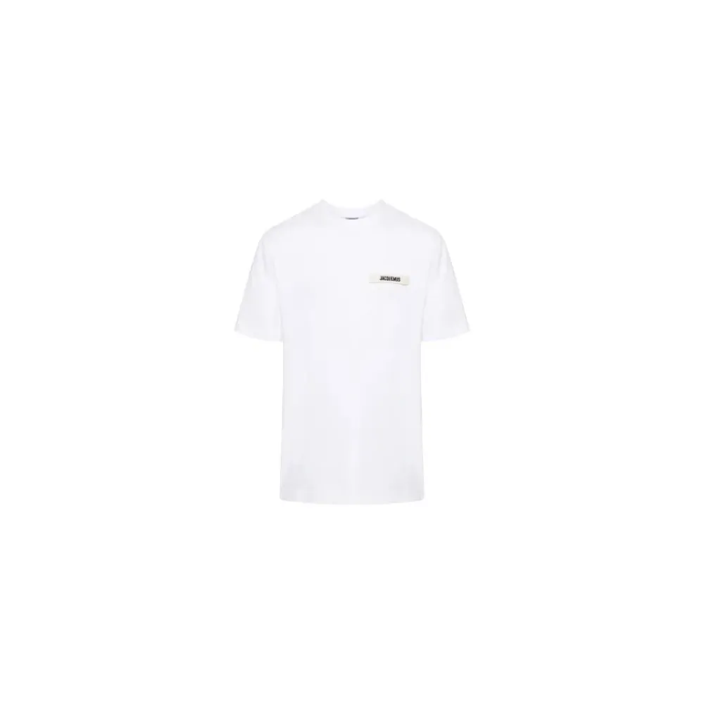 T-Shirts<Jacquemus Gros Grain T-shirt Hvid
