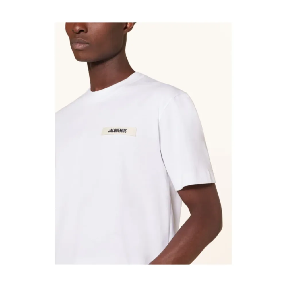 T-Shirts<Jacquemus Gros Grain T-shirt Hvid