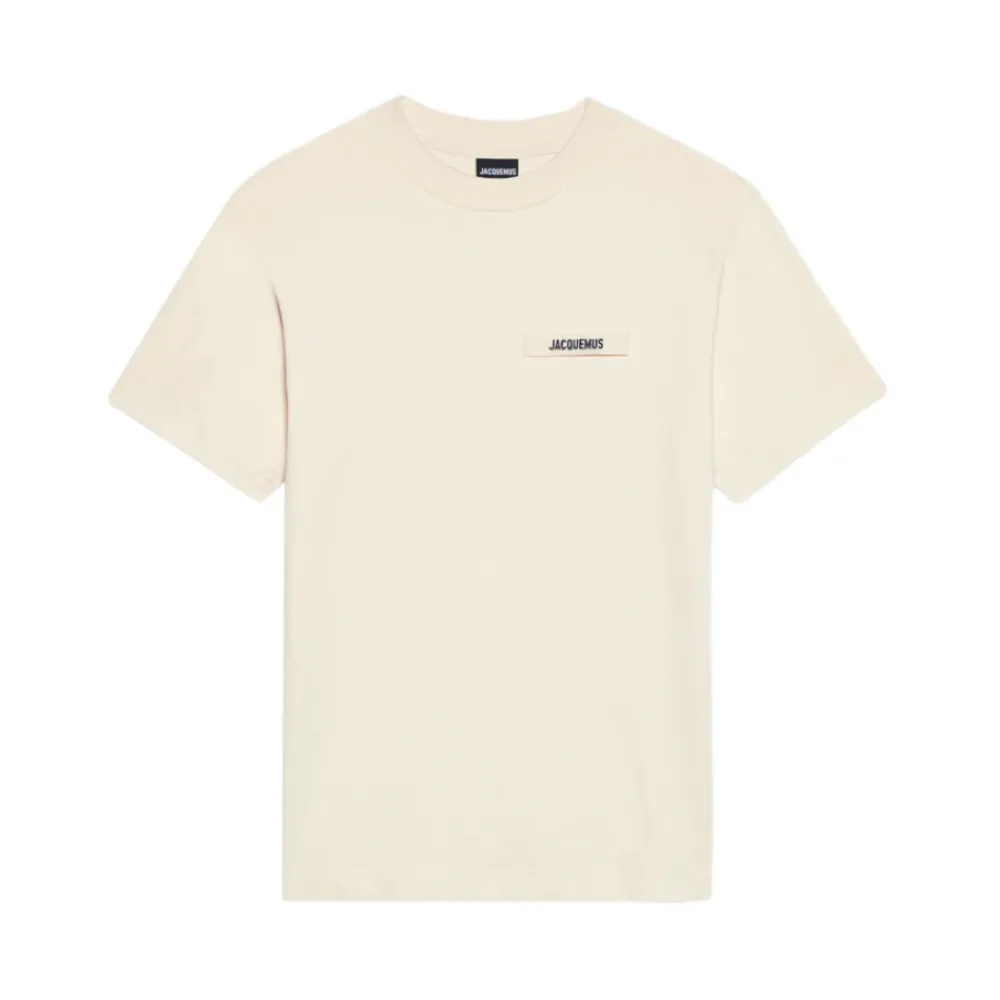 T-Shirts^Jacquemus Gros Grain T-shirt Beige