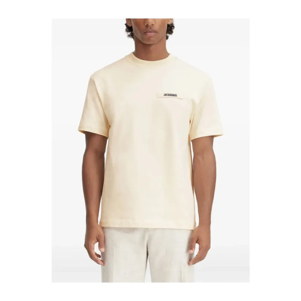 T-Shirts^Jacquemus Gros Grain T-shirt Beige