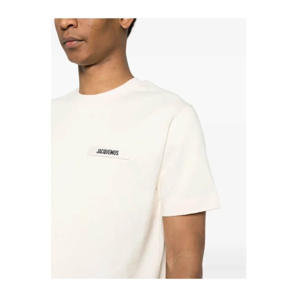 T-Shirts^Jacquemus Gros Grain T-shirt Beige