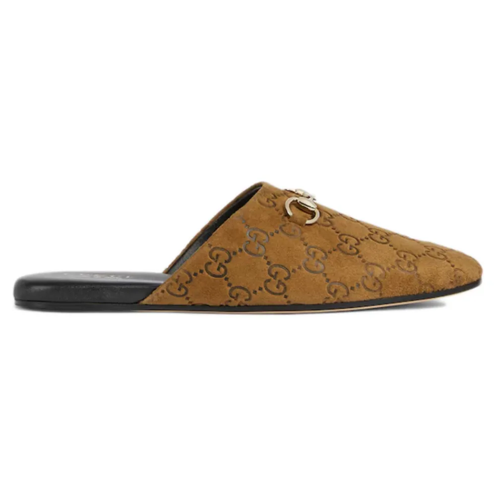 Loafers<Gucci Sandaler Brun
