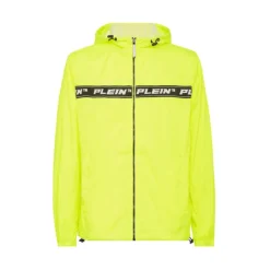 Jakker^Philipp Plein Nylon Windbreaker Hættetrøje Jakke Gul