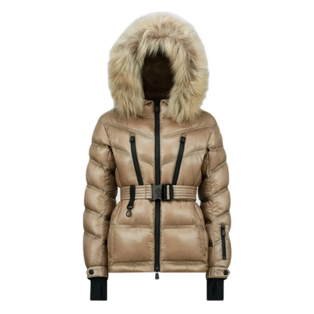 Jakker<Moncler d Elastan Polyamid Jakker Fremstillet i RO Gul