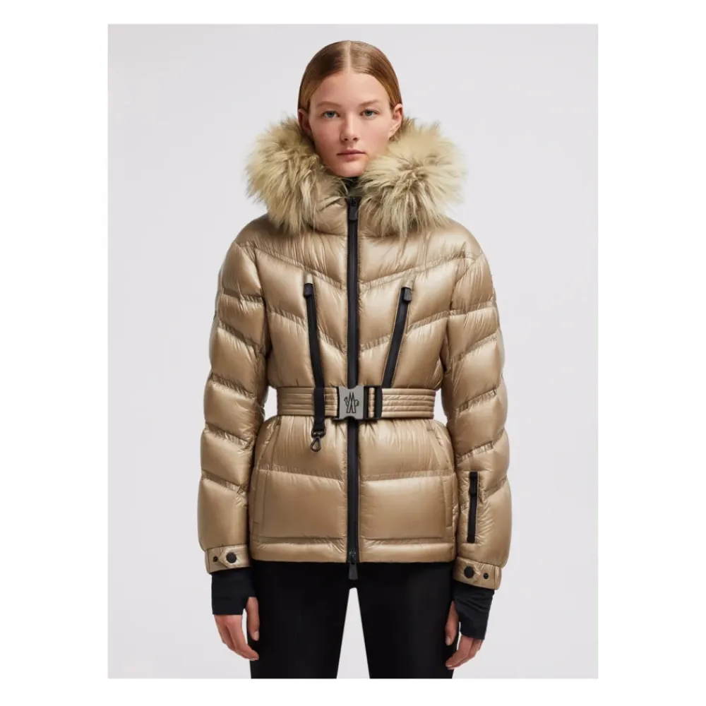 Jakker<Moncler d Elastan Polyamid Jakker Fremstillet i RO Gul