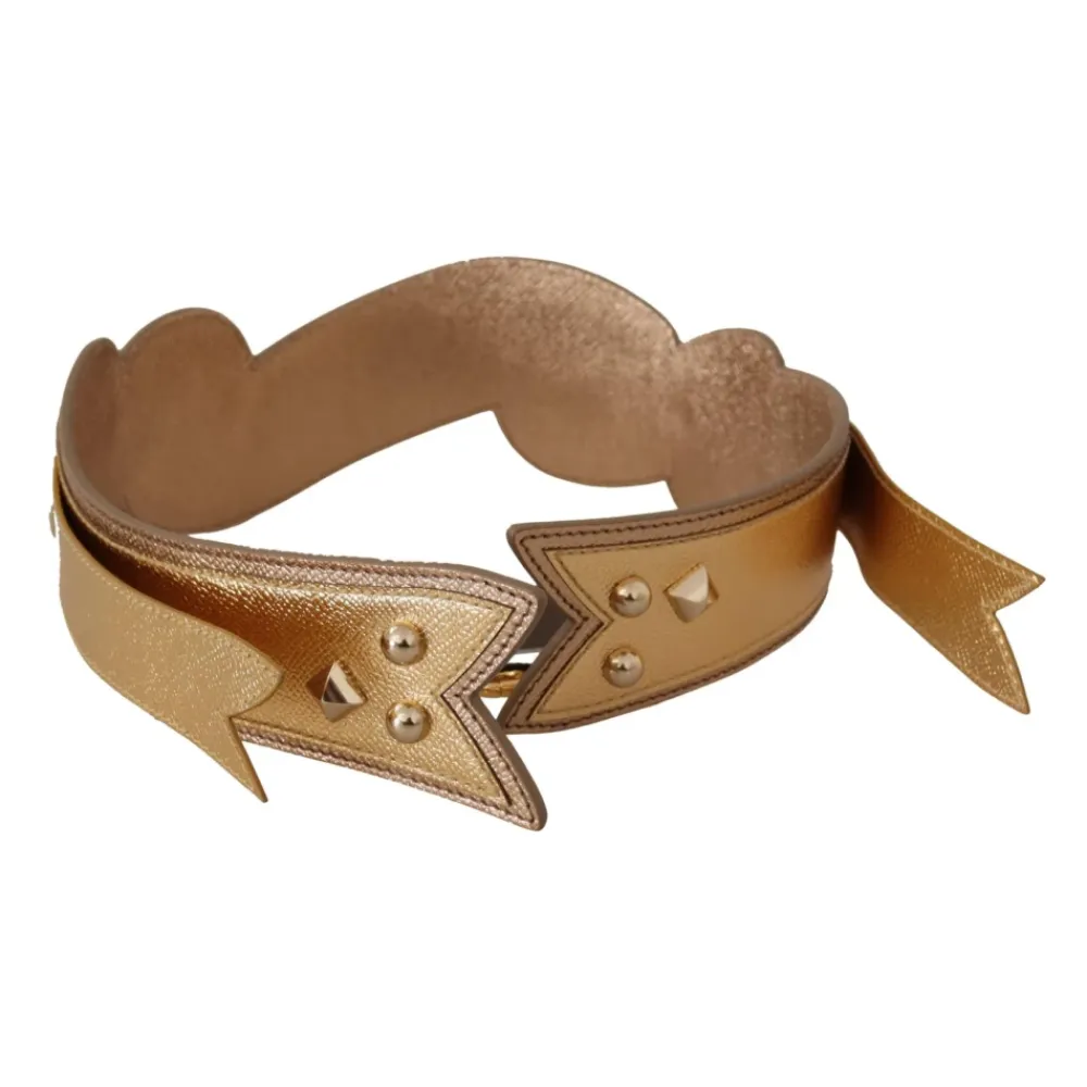 Tilbehør Til Tasker<Dolce & Gabbana d Læder LOVE Patch Taske Strop Gul