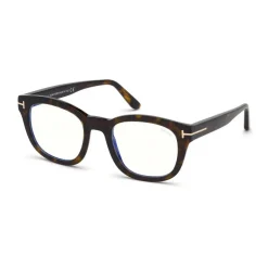 Briller<Tom Ford Guld Metal og Acetat Briller Sort
