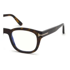 Briller<Tom Ford Guld Metal og Acetat Briller Sort