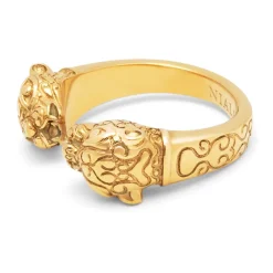Smykker^Nialaya d Panther Ring Gul