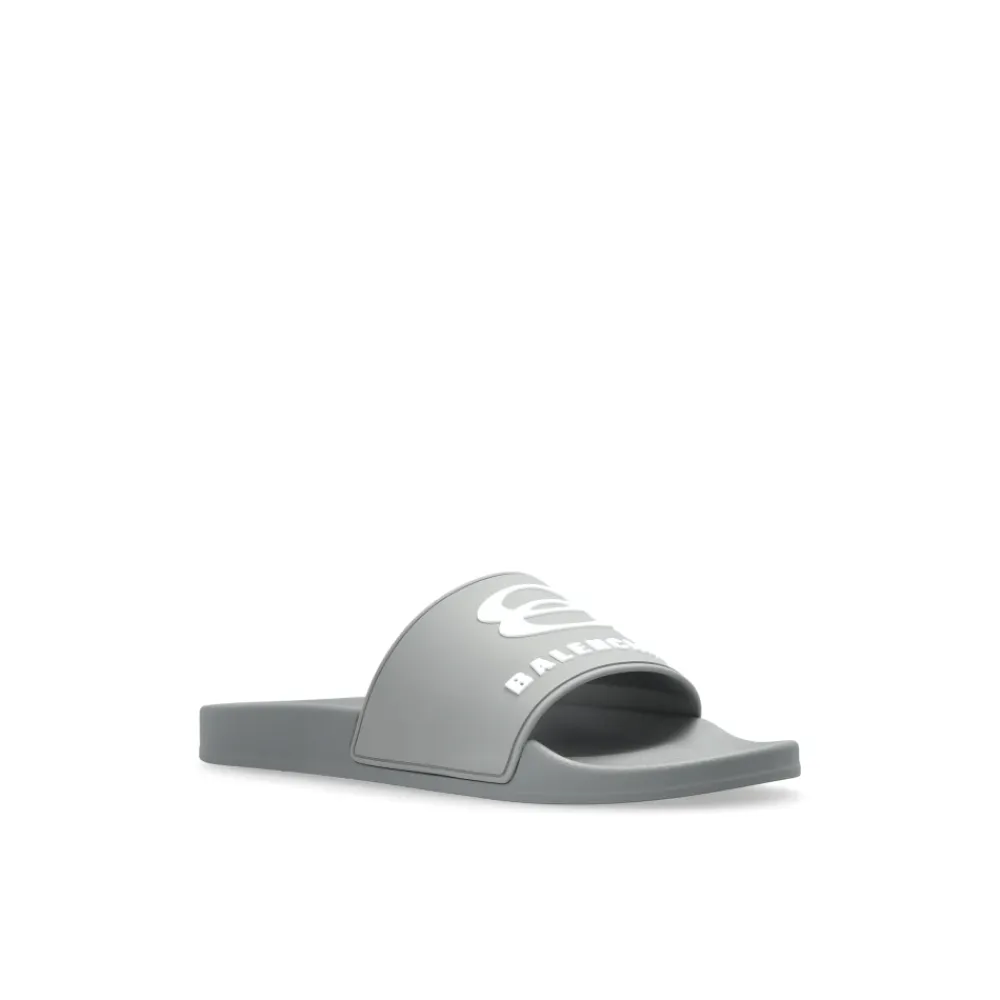 Sandaler^Balenciaga Gummiflip-flops Grå