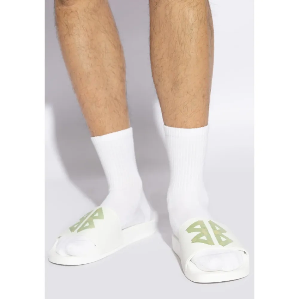 Sandaler<Balenciaga Gummislides Pool Hvid