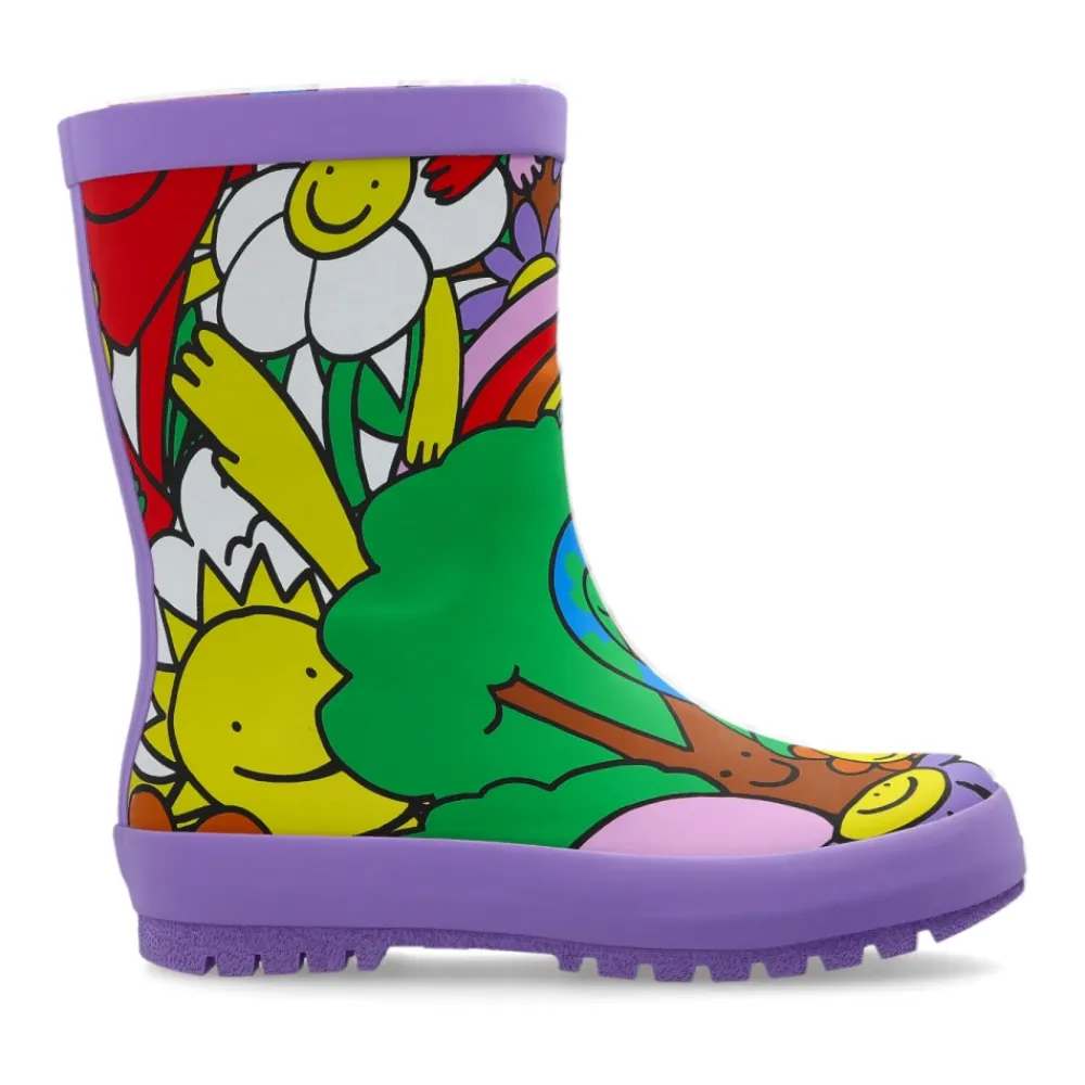 Gummistøvler<Stella McCartney Gummistøvler med print Multifarvet