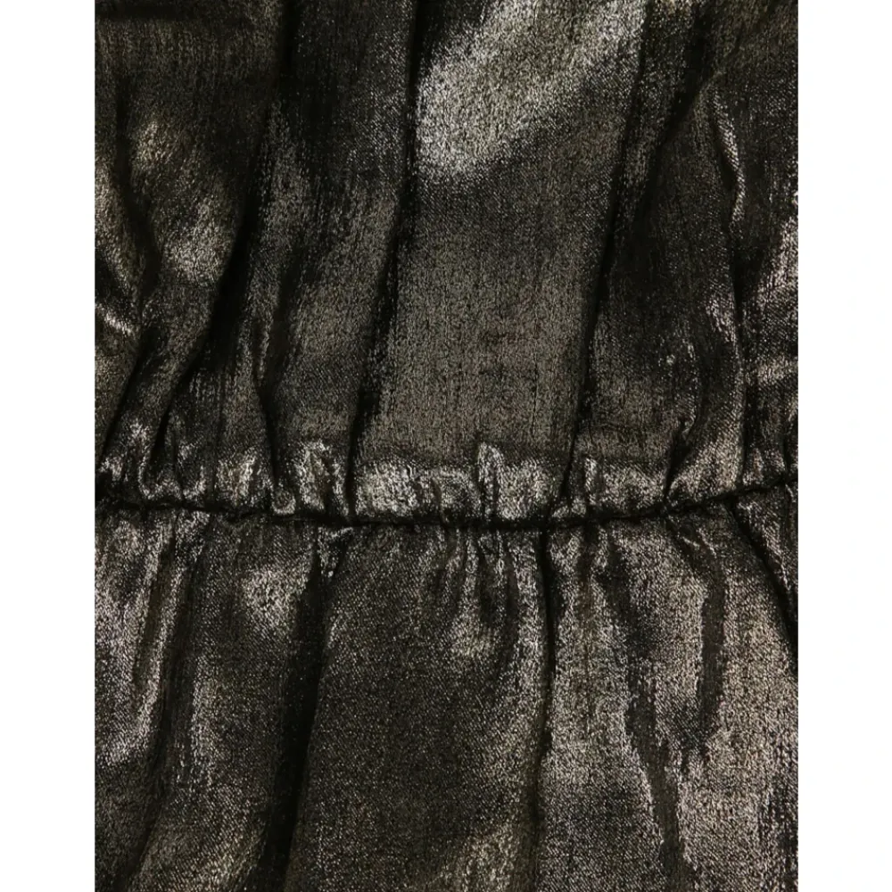 Kjoler & Nederdele<Zadig & Voltaire Gylden Metallic Kjole med Flæsedetaljer Gul