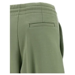 Bukser<Dries Van Noten Hadium Mélange Gauze Cotton Trousers Grøn