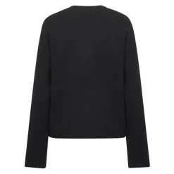 Striktrøjer & Sweatere<TotêMe Hammered Button Cardigan Sort