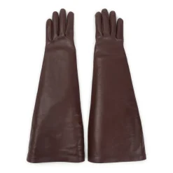 Handsker^Saint Laurent Handsker i lammeskind Brun