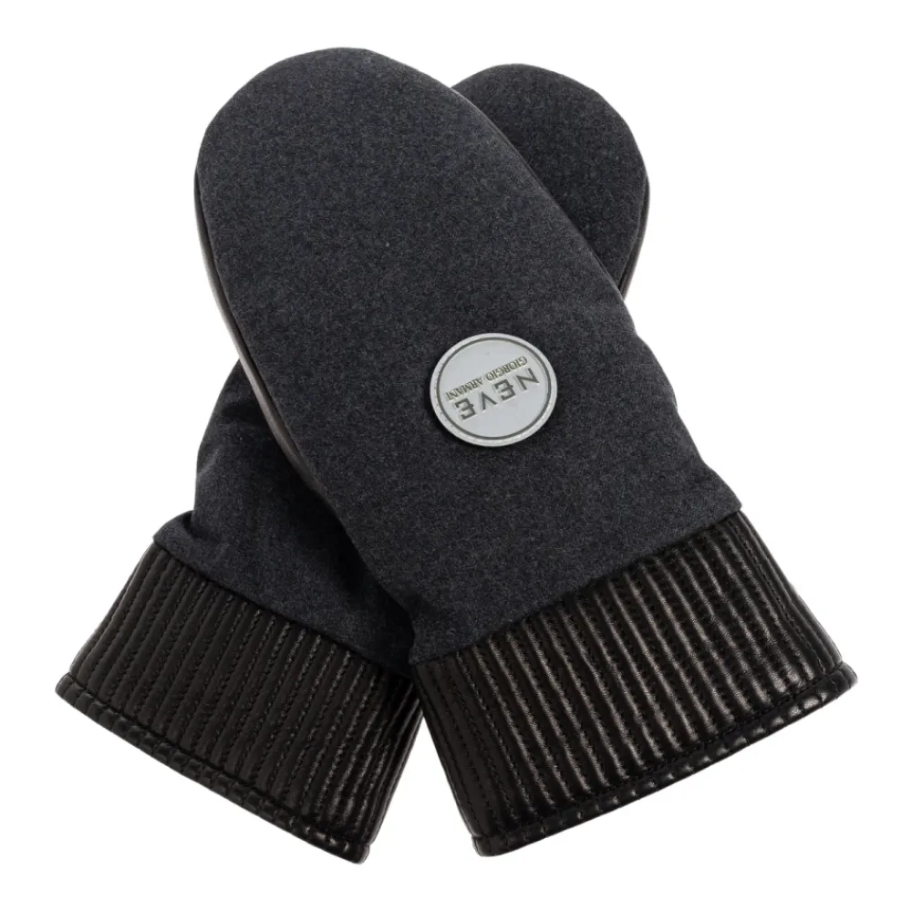 Handsker<Giorgio Armani Handsker med logo Sort