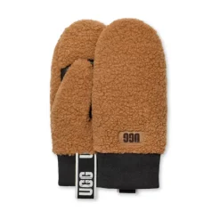 Handsker<UGG Handsker fluff Chestnut Brun