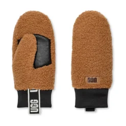 Handsker<UGG Handsker fluff Chestnut Brun