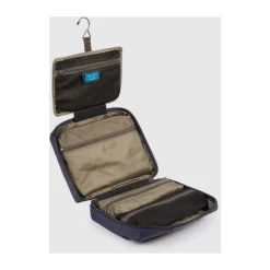 Toilettasker^Piquadro Hanging toiletry bag in fabric Blå
