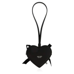 Tilbehør Til Tasker^Jimmy Choo Heart Charm Zan Sort
