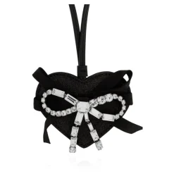 Tilbehør Til Tasker^Jimmy Choo Heart Charm Zan Sort