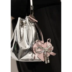 Tilbehør Til Tasker^Jimmy Choo Heart Charm ZNI Pink