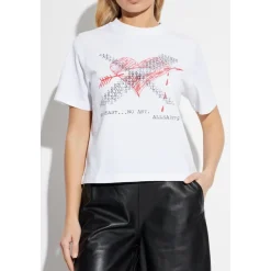 T-Shirts^AllSaints Heartache Lisa T-Shirt Hvid