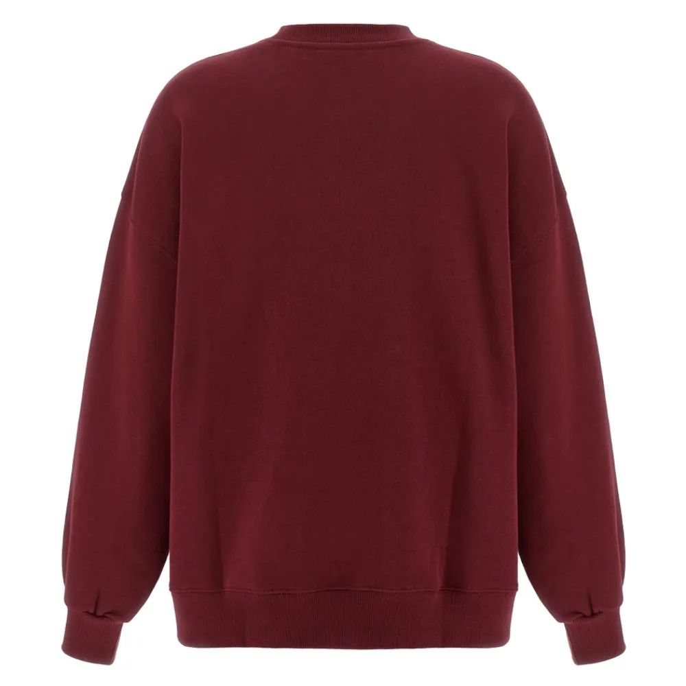Sweatshirts|Striktrøjer & Sweatere<ROTATE Birger Christensen Heavy Sweat Crewneck Rød