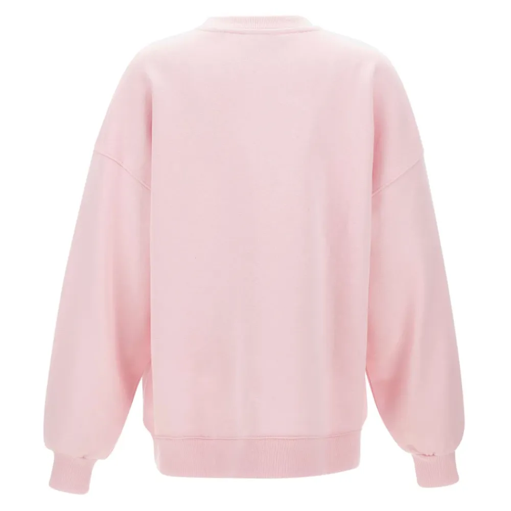 Sweatshirts|Striktrøjer & Sweatere<ROTATE Birger Christensen Heavy Sweat Crewneck Pink