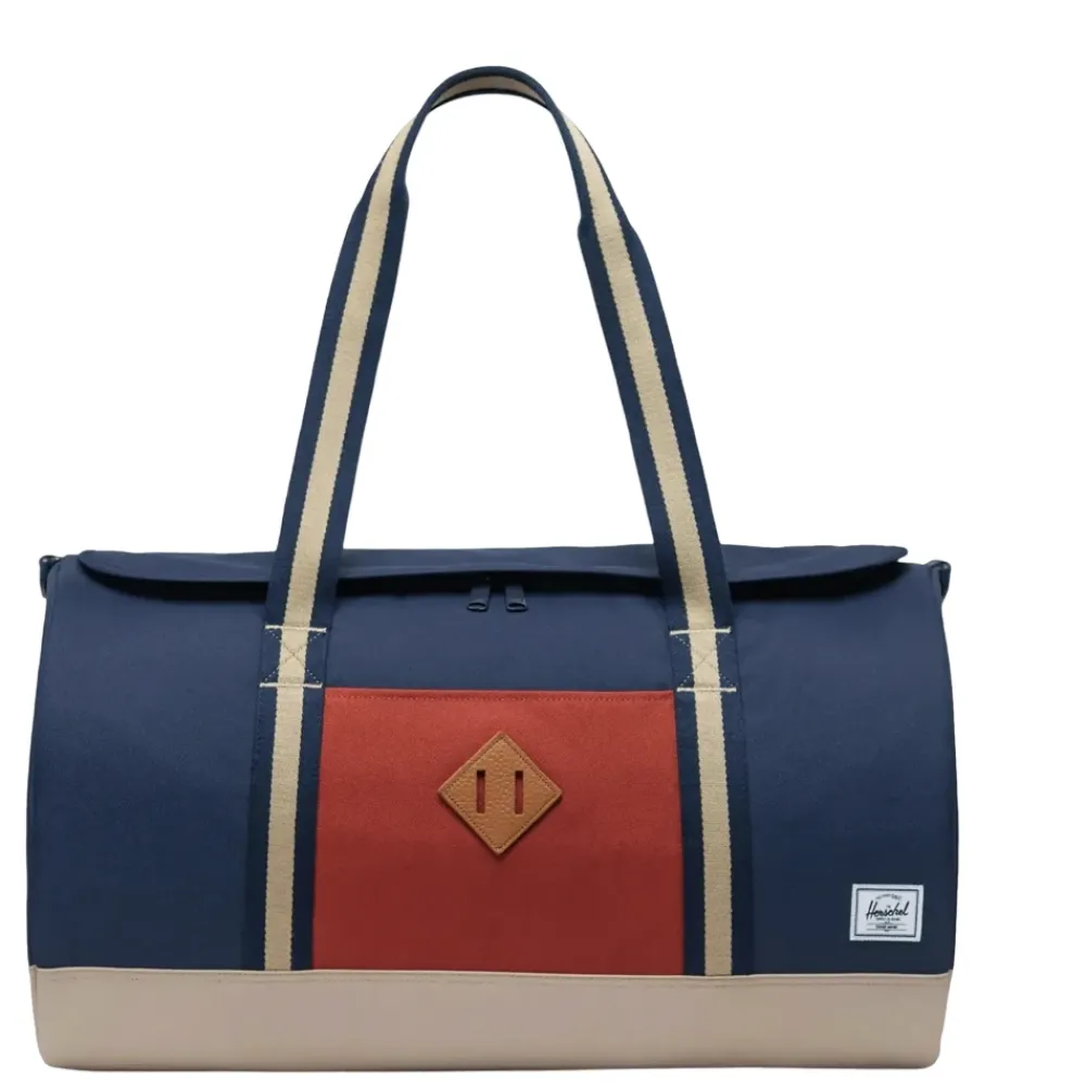 Rejsetasker^Herschel Heritage Duffle Taske Sort/Rød Striber Multifarvet