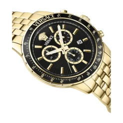 Ure^Versace Herre Chronograph Ur, SPORT CHRONO Gul