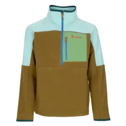 Fleece^Cotopaxi Herre Halv Lynlås Fleece Jakke Hav Glas Brun