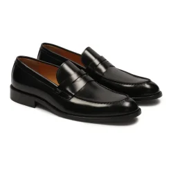 Loafers<Kazar Herre luksus læder loafers fra den begrænsede kollektion Sort