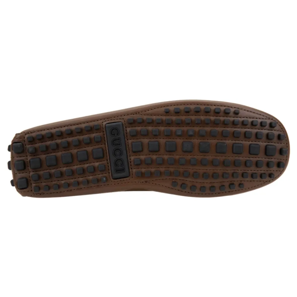 Loafers<Gucci Herre Slip-On Loafers Brun