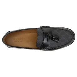 Loafers^Gucci Herre Slip-On Loafers med Frynser Sort