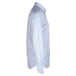 Skjorter<Xacus Herreskjorte Tailor Fit Rejsestof Blå