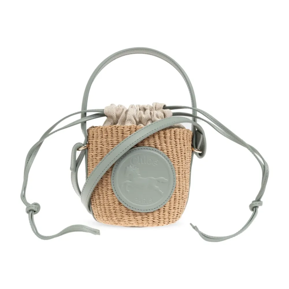 Bæltetasker<Chloé Hestemedalje Mini skuldertaske, spandtype Beige