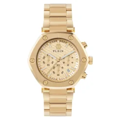 Ure^Philipp Plein Hexagon Chrono d Ur Gul
