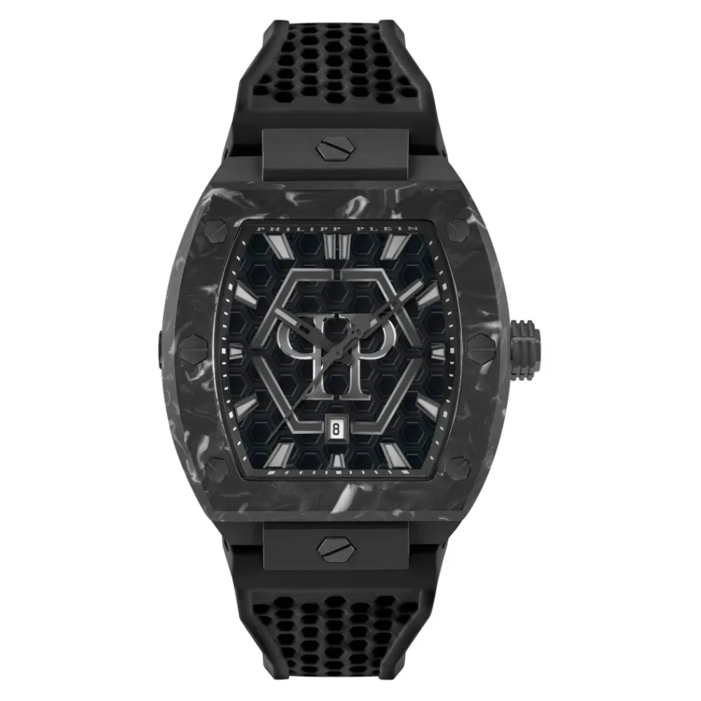 Ure^Philipp Plein HEXAGON Phantom Herreur Sort