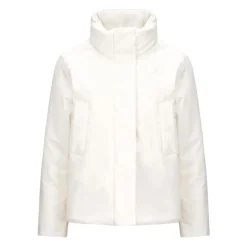 Jakker<K-Way High Neck Zip Frakke Hvid