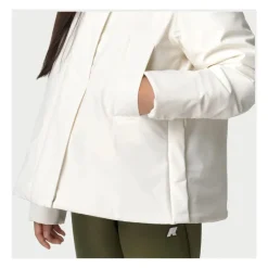 Jakker<K-Way High Neck Zip Frakke Hvid