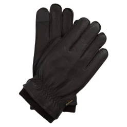 Handsker<Barbour Highfield Læderhandsker Brun