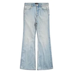 Jeans<Balenciaga Højtaljede Flare Jeans Blå