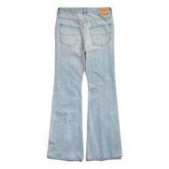 Jeans<Balenciaga Højtaljede Flare Jeans Blå